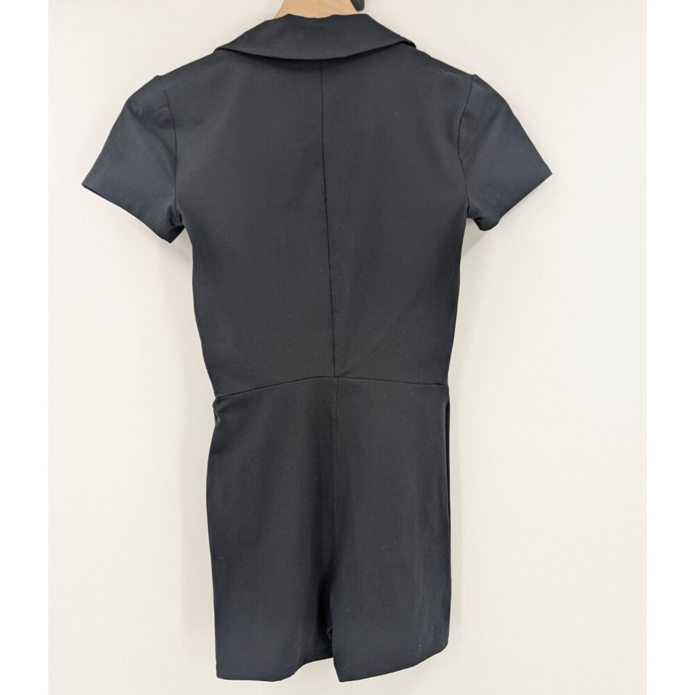 Reformation Ecostretch Zip Front Jumpsuit spandex - Black - S - Picture 2 of 6